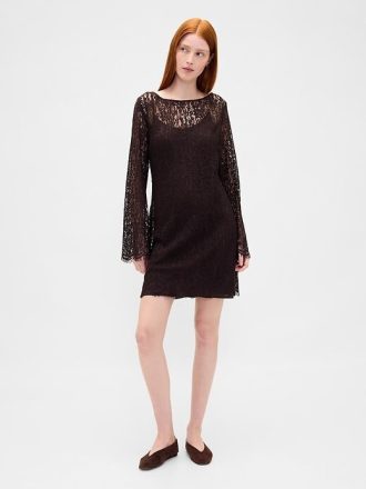 Rochie Mini Shift din Dantela