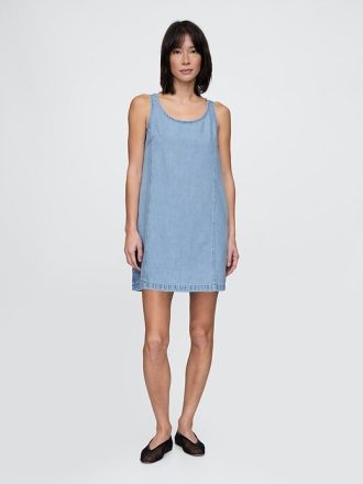 Rochie Mini Shift UltraSoft Denim