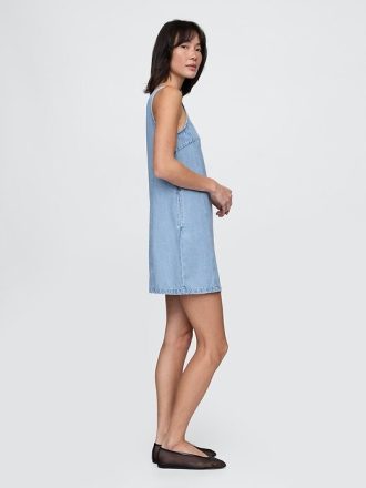 Rochie Mini Shift UltraSoft Denim