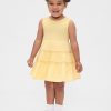 Rochie mixtă cu dantelă pentru bebeluși și copii mici Rochie mixtă cu dantelă pentru bebeluși și copii mici