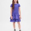 Rochie pentru copii cu talie scazuta cu volane Rochie pentru copii cu talie scazuta cu volane