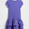 Rochie pentru copii cu talie scazuta cu volane Rochie pentru copii cu talie scazuta cu volane