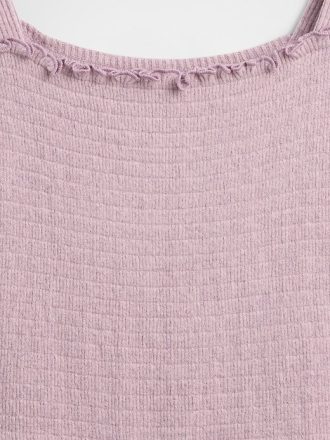 Rochie pentru copii Softspun cu gât pătrat Rochie pentru copii Softspun cu gât pătrat