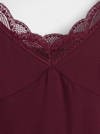 Rochie PJ cu dantelă modală