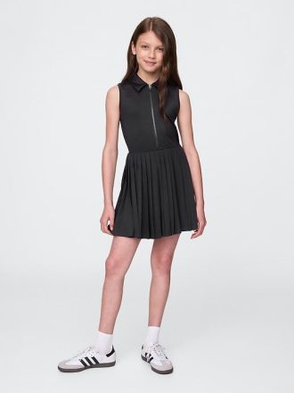 Rochie polo activă plisată pentru copii