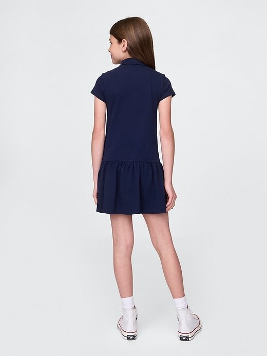 Rochie polo cu talie scazuta uniforma pentru copii Rochie polo cu talie scazuta uniforma pentru copii