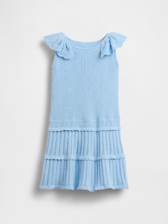Rochie pulover cu talie scăzută pentru bebeluși și copii mici