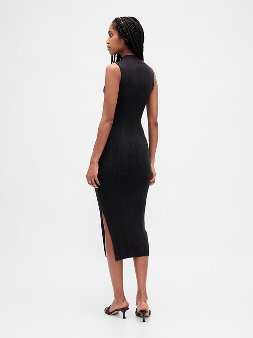 Rochie Pulover Midi Rib Rochie Pulover Midi Rib
