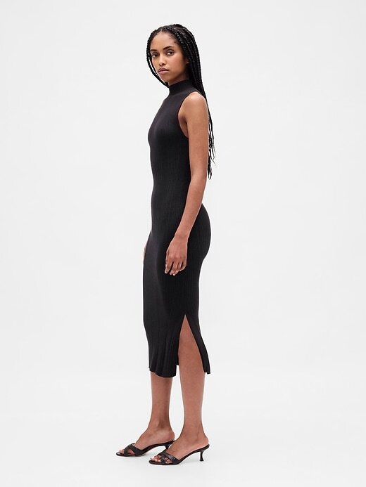 Rochie Pulover Midi Rib Rochie Pulover Midi Rib
