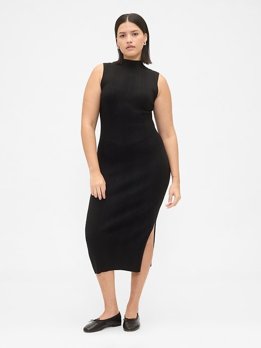 Rochie Pulover Midi Rib Rochie Pulover Midi Rib