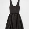Rochie tanc mini din tifon de bumbac