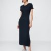 Rochie tricou maxi Modern Rib