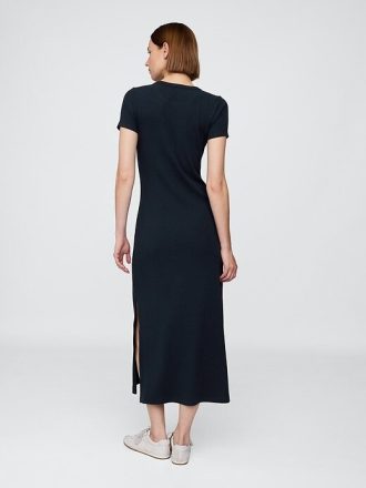 Rochie tricou maxi Modern Rib