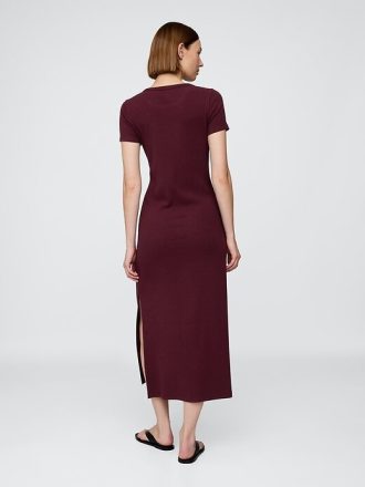 Rochie tricou maxi Modern Rib