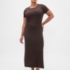 Rochie tricou maxi Modern Rib