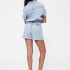 Romper din denim drapat GapStudio Romper din denim drapat GapStudio