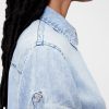 Romper din denim drapat GapStudio Romper din denim drapat GapStudio