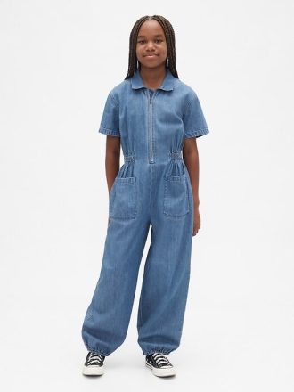 Salopetă Jogger Denim pentru copii Salopetă Jogger Denim pentru copii