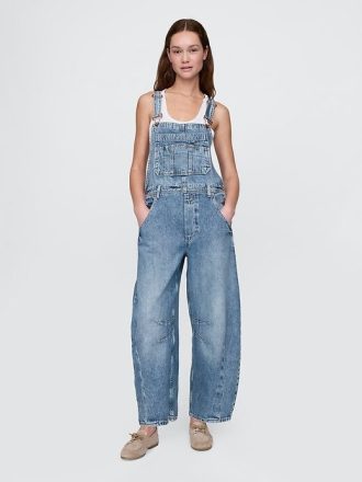 Salopetă UltraSoft din denim cu potcoavă