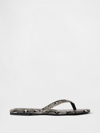 Sandale Flip Flop din piele vegană Sandale Flip Flop din piele vegană