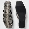 Sandale Flip Flop din piele vegană
