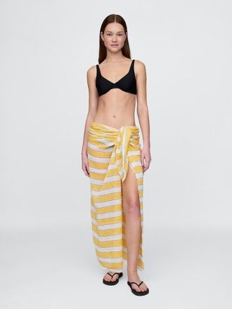 Sarong cu dungi de in-bumbac Sarong cu dungi de in-bumbac