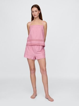 Set de camisole PJ cu dantelă