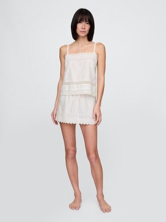Set de camisole PJ cu dantelă