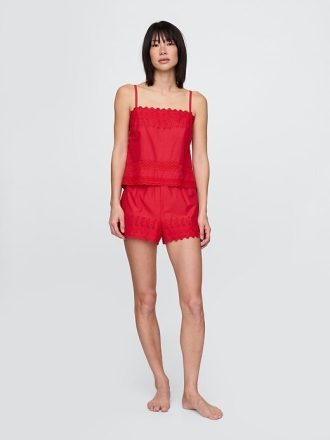 Set de camisole PJ cu dantelă