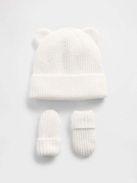 Set de căciuli și mănuși CashSoft Bear pentru bebeluși și copii mici Set de căciuli și mănuși CashSoft Bear pentru bebeluși și copii mici