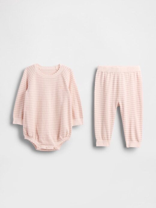 Set de ținute body pulover pentru bebeluși Set de ținute body pulover pentru bebeluși