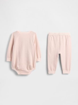 Set de ținute body pulover pentru bebeluși