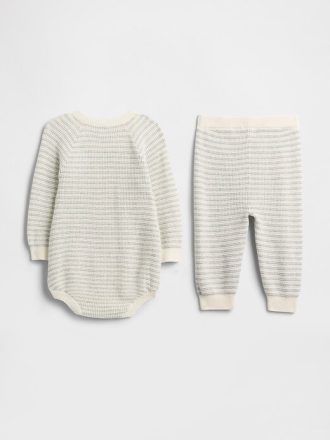 Set de ținute body pulover pentru bebeluși