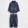 Set de ținute din denim pentru bebeluși Set de ținute din denim pentru bebeluși