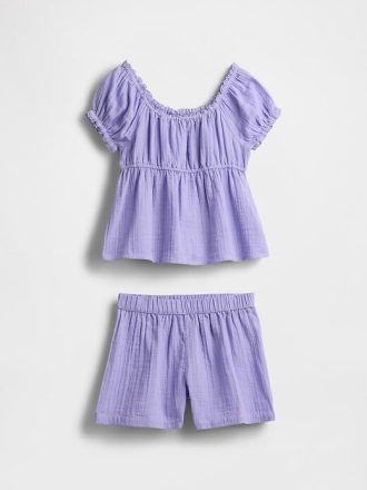 Set de ținute pentru copii Crinkle Tifon