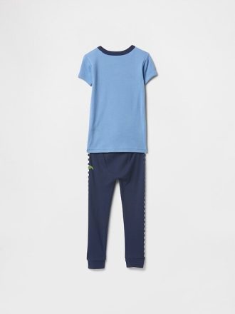 Set pijama Hot Wheels pentru bebeluși și copii mici din bumbac periat organic