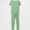Set PJ din bumbac organic periat pentru copii Set PJ din bumbac organic periat pentru copii