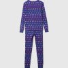 Set PJ din bumbac organic periat pentru copii Set PJ din bumbac organic periat pentru copii