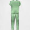 Set PJ din bumbac organic periat pentru copii Set PJ din bumbac organic periat pentru copii