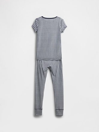 Set PJ din bumbac organic periat pentru copii