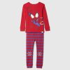 Set PJ din bumbac periat Marvel pentru bebeluși și copii mici