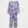 Set PJ din bumbac periat organic pentru bebeluși și copii mici Set PJ din bumbac periat organic pentru bebeluși și copii mici