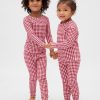 Set PJ din bumbac periat organic pentru bebeluși și copii mici Set PJ din bumbac periat organic pentru bebeluși și copii mici