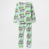 Set PJ din bumbac periat organic pentru bebeluși și copii mici Set PJ din bumbac periat organic pentru bebeluși și copii mici