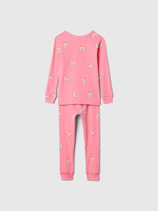 Set PJ din bumbac periat organic pentru bebeluși și copii mici Set PJ din bumbac periat organic pentru bebeluși și copii mici