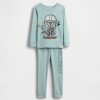 Set PJ din bumbac periat organic Star Wars pentru bebeluși și copii mici Set PJ din bumbac periat organic Star Wars pentru bebeluși și copii mici