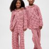 Set PJ din flanel reciclat pentru copii Set PJ din flanel reciclat pentru copii