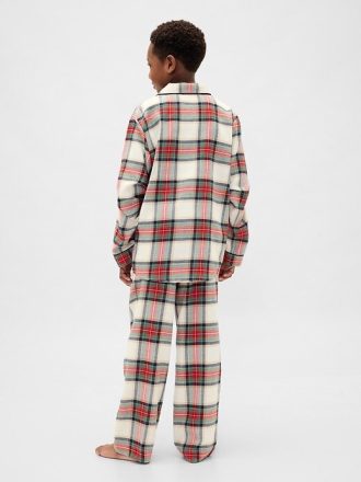Set PJ din flanel reciclat pentru copii Set PJ din flanel reciclat pentru copii