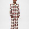 Set PJ din flanel reciclat pentru copii Set PJ din flanel reciclat pentru copii