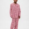 Set PJ din flanel reciclat pentru copii Set PJ din flanel reciclat pentru copii